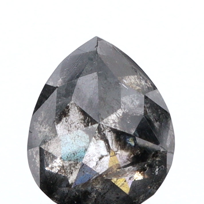 0.67ct | Rustic  Pear Shape Brilliant Cut Diamond - Modern Rustic Diamond