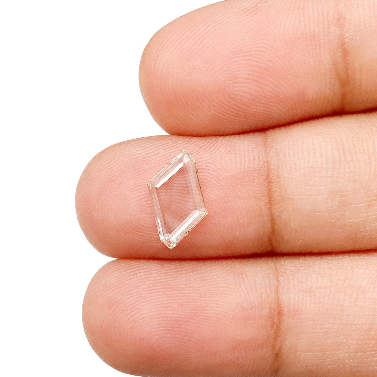 0.68ct | M/VVS Rhomboid Shape Portrait Cut Diamond - Modern Rustic Diamond