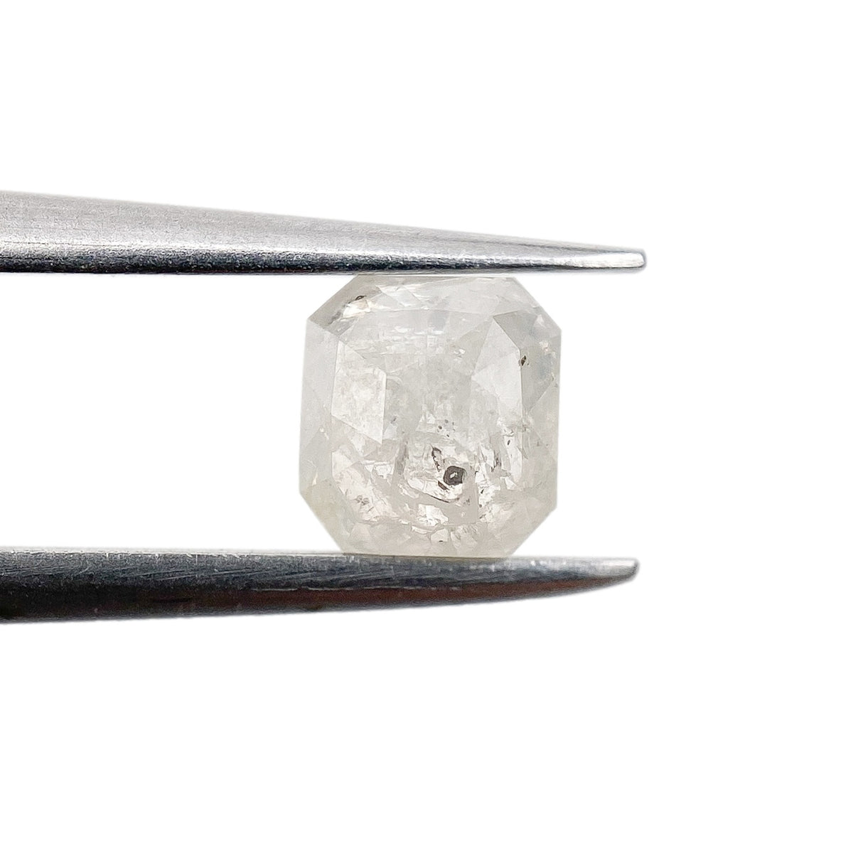 0.68ct | Rustic  Asscher Shape Step Cut Diamond - Modern Rustic Diamond