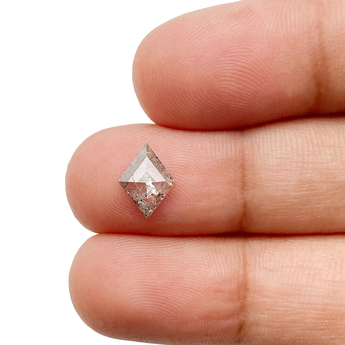 0.69ct | Rustic Lozenge Shape Rose Cut Diamond - Modern Rustic Diamond