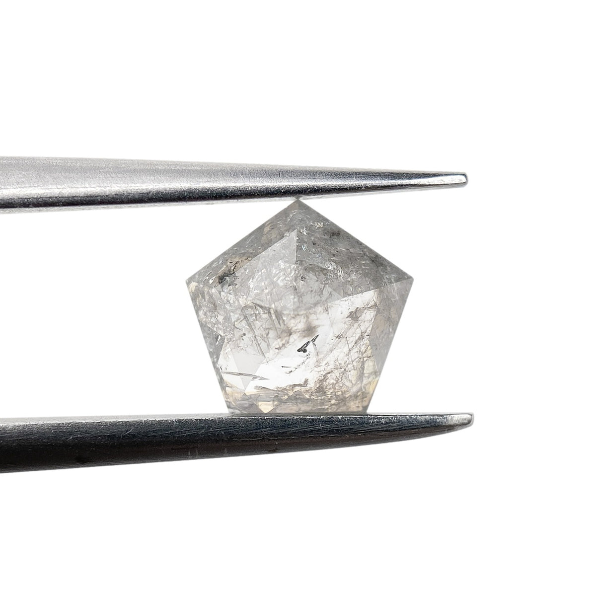 0.69ct | Rustic  Shield Shape Rose Cut Diamond - Modern Rustic Diamond