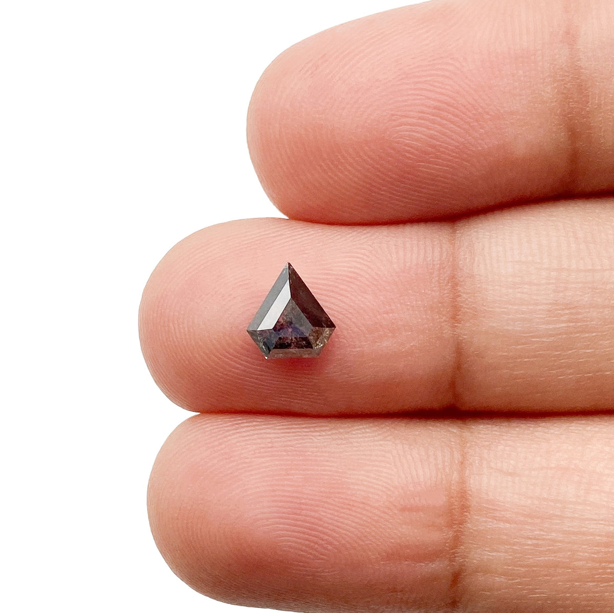 0.69ct | Rustic  Shield Shape Step Cut Diamond - Modern Rustic Diamond