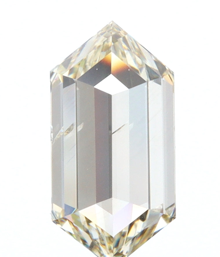 0.70ct | Champagne VS-SI Hexagon Shape Step Cut Diamond - Modern Rustic Diamond
