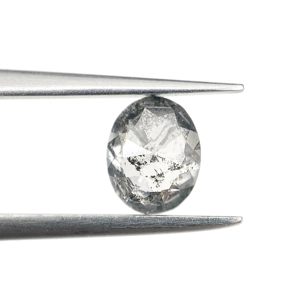 0.71ct | Rustic Oval Shape Rose Cut Diamond - Modern Rustic Diamond