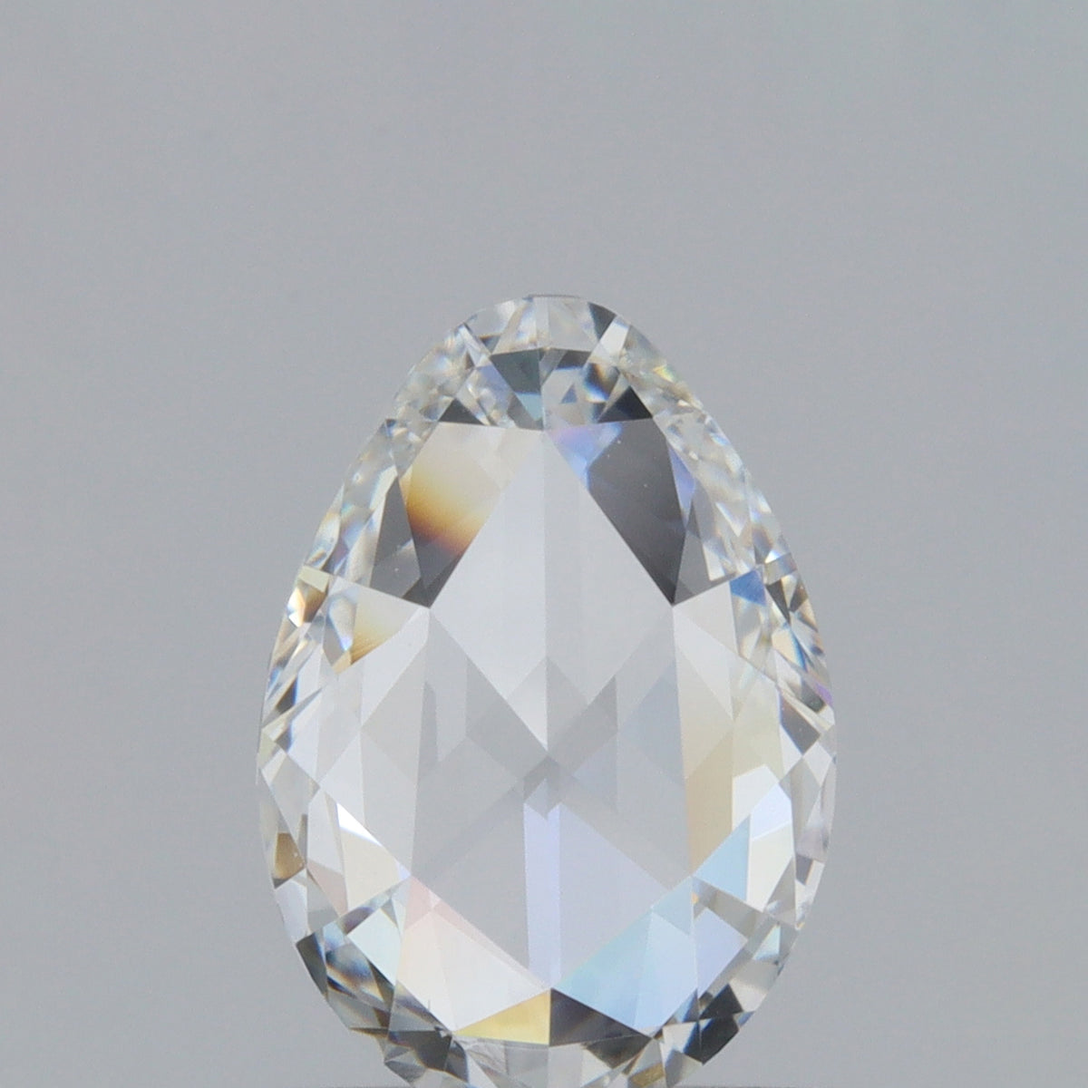 0.72ct | G/VVS2 Pear Shape Rose Cut Diamond (GIA) - Modern Rustic Diamond