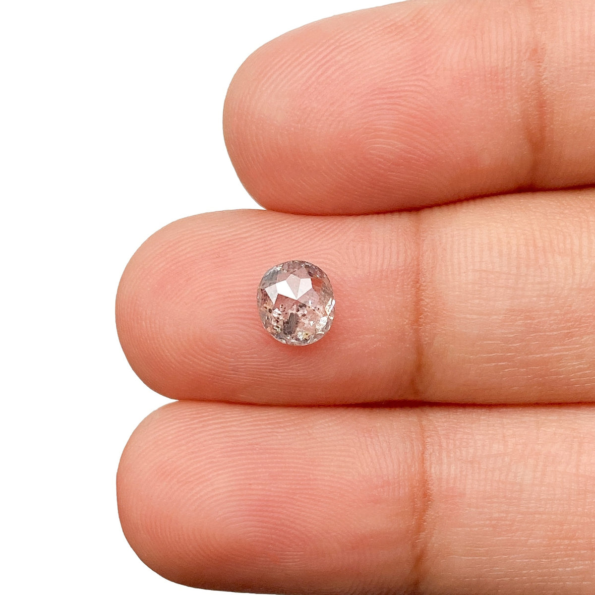 0.74ct | Rustic Cushion Shape Rose Cut Diamond - Modern Rustic Diamond