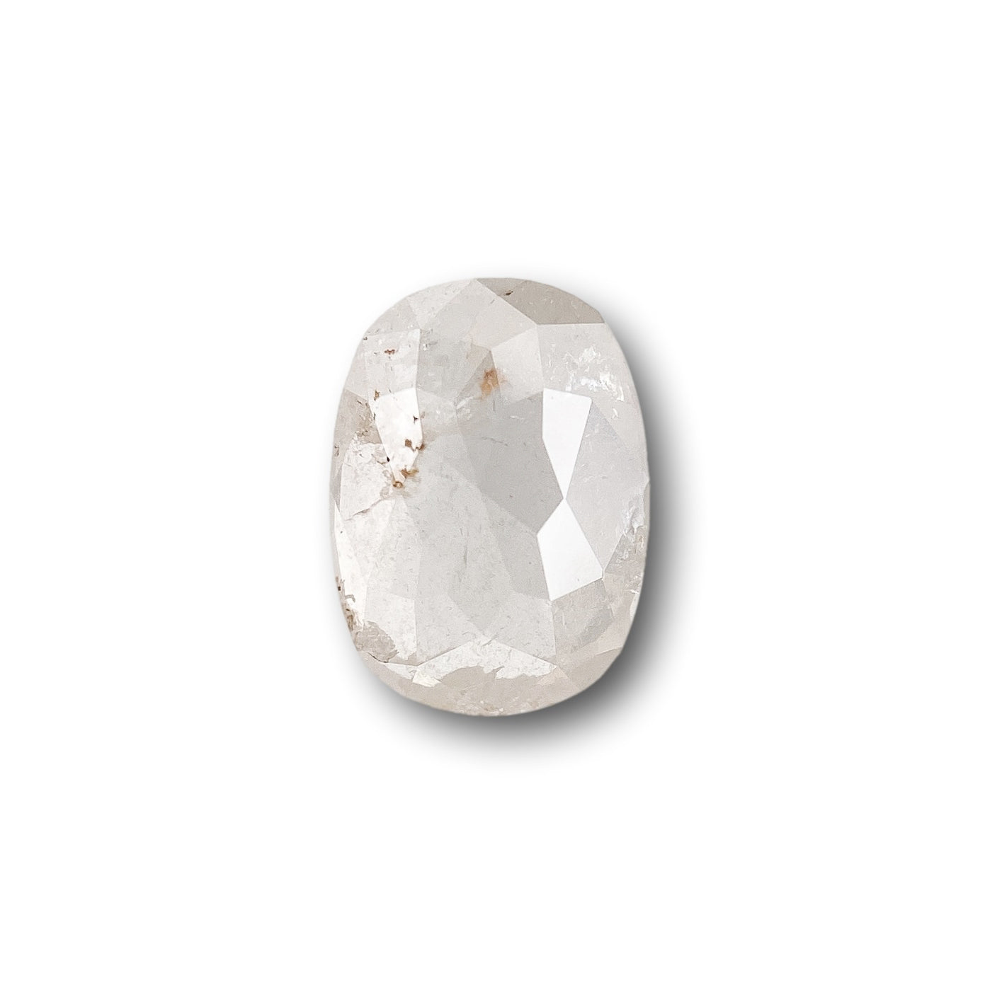 0.74ct | Rustic  Cushion Shape Rose Cut Diamond - Modern Rustic Diamond