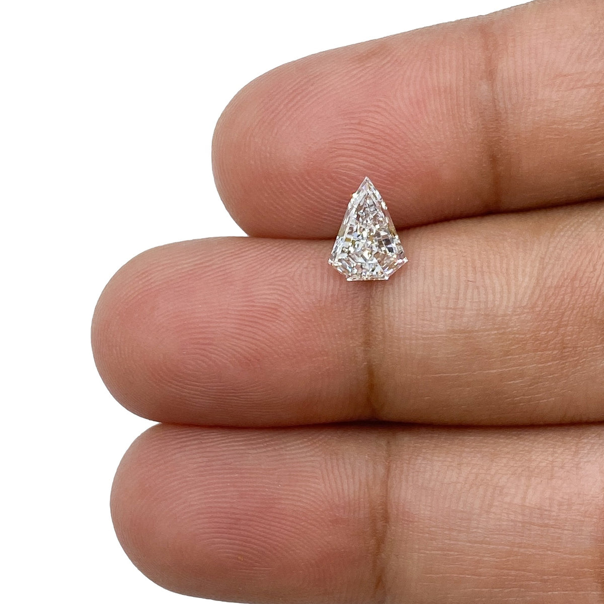 0.75ct | E/VVS2 Shield Shape Step Cut Diamond (GIA) - Modern Rustic Diamond