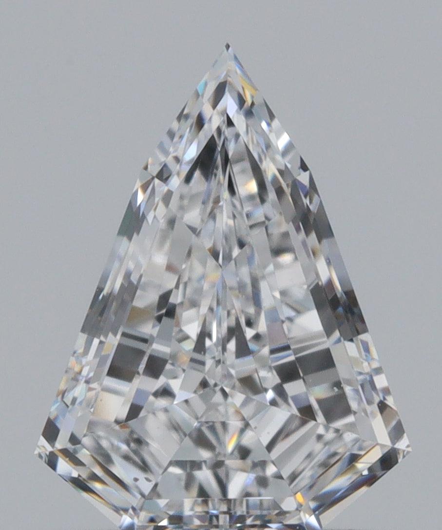 0.75ct | E/VVS2 Shield Shape Step Cut Diamond (GIA) - Modern Rustic Diamond