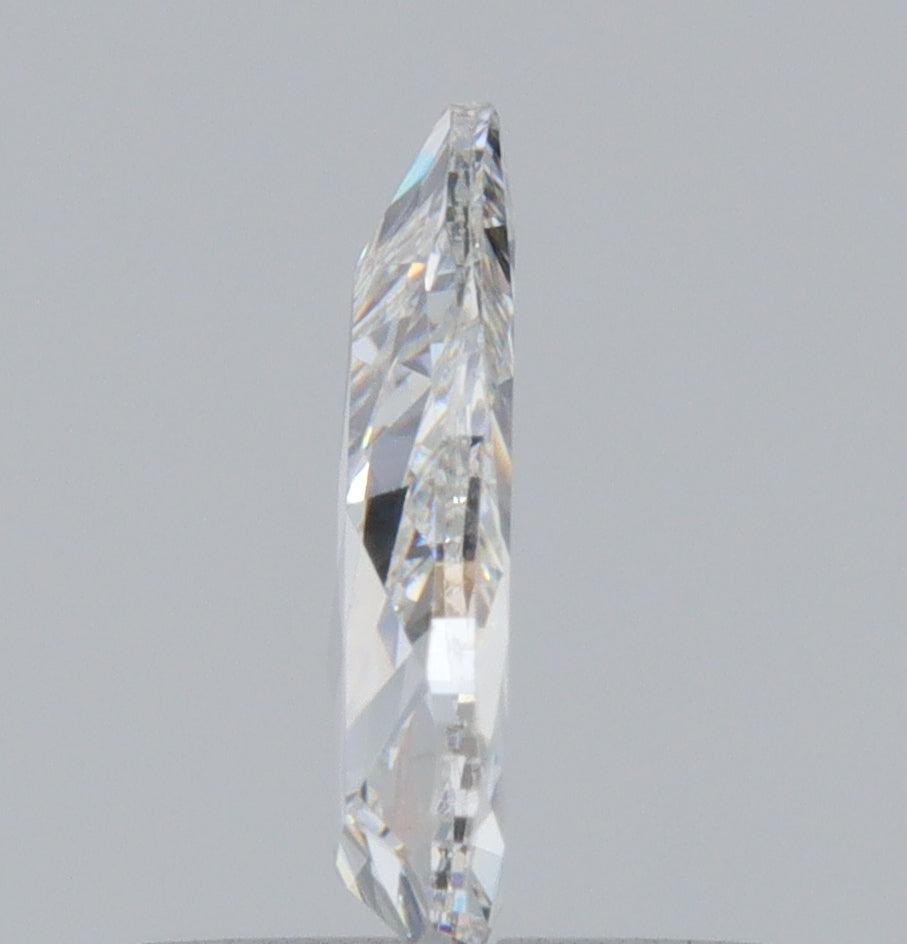 0.76ct | F/VS2 Pear Shape Rose Cut Diamond (GIA)-Modern Rustic Diamond