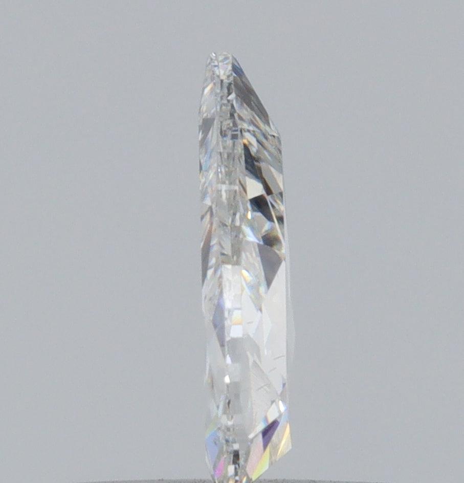 0.76ct | F/VS2 Pear Shape Rose Cut Diamond (GIA)-Modern Rustic Diamond