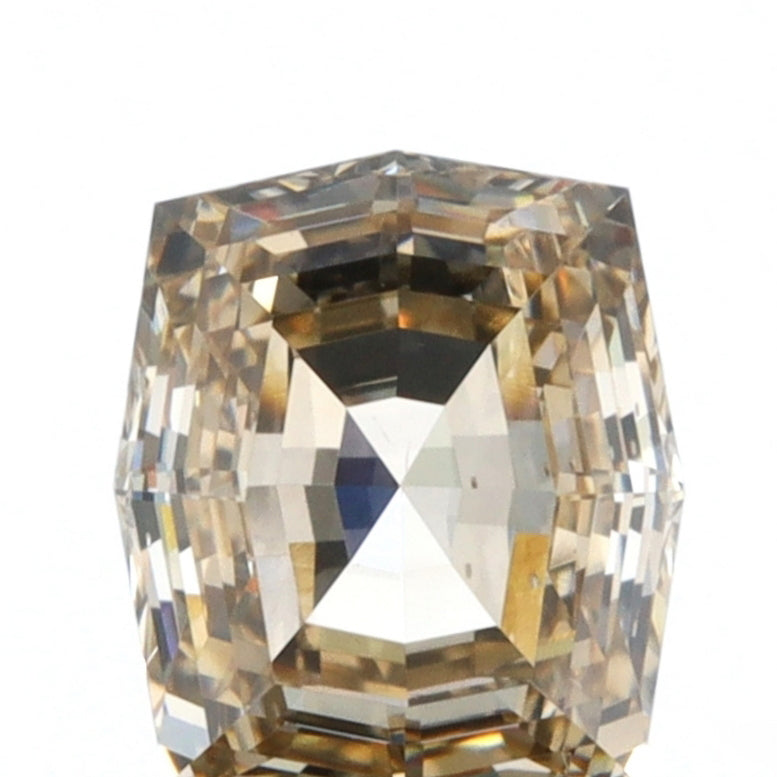 0.77ct | Champagne VS Octagonal Shape Step Cut Diamond - Modern Rustic Diamond