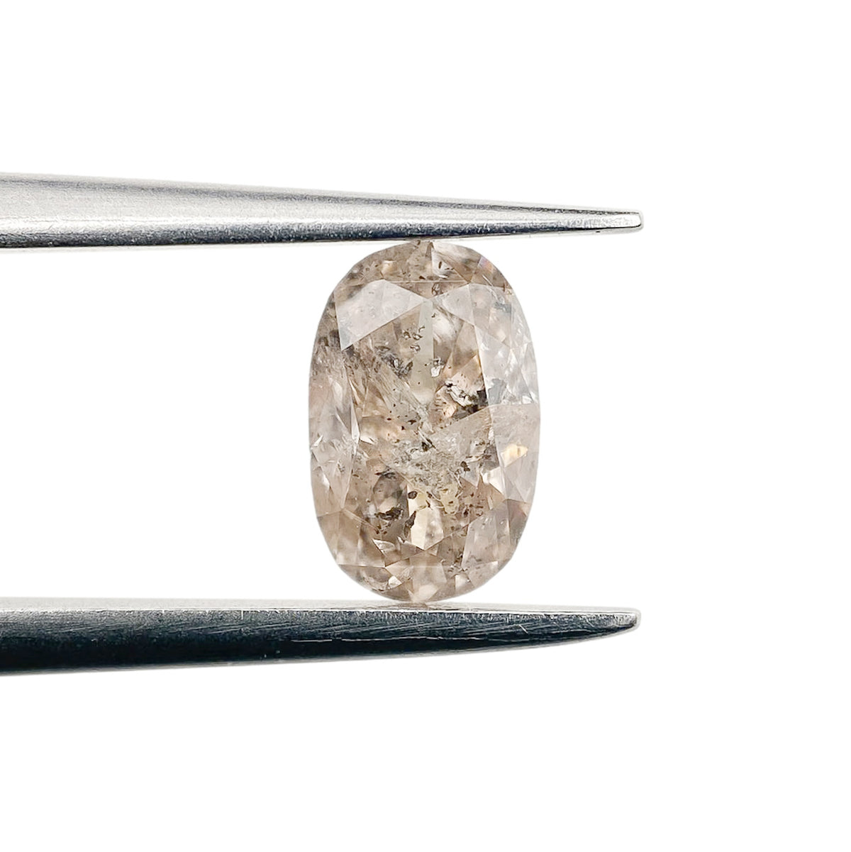 0.77ct | Rustic Oval Shape Brilliant Cut Diamond - Modern Rustic Diamond