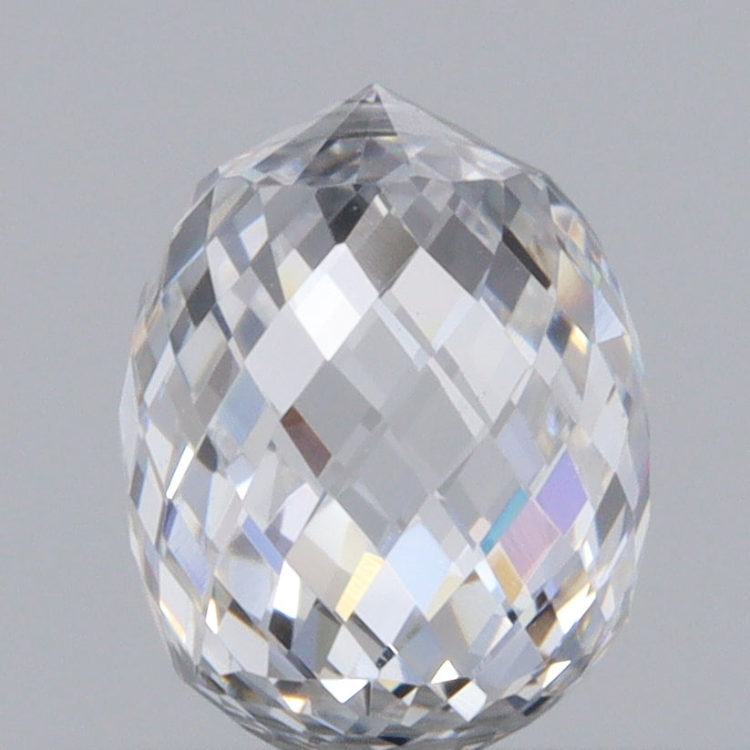 0.78ct | E/VS2-SI1 Briolette Shape Briolette Cut Diamond - Modern Rustic Diamond