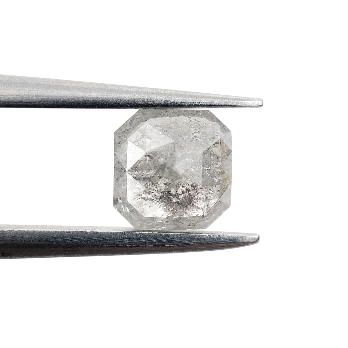 0.78ct | Rustic  Asscher Shape Step Cut Diamond - Modern Rustic Diamond