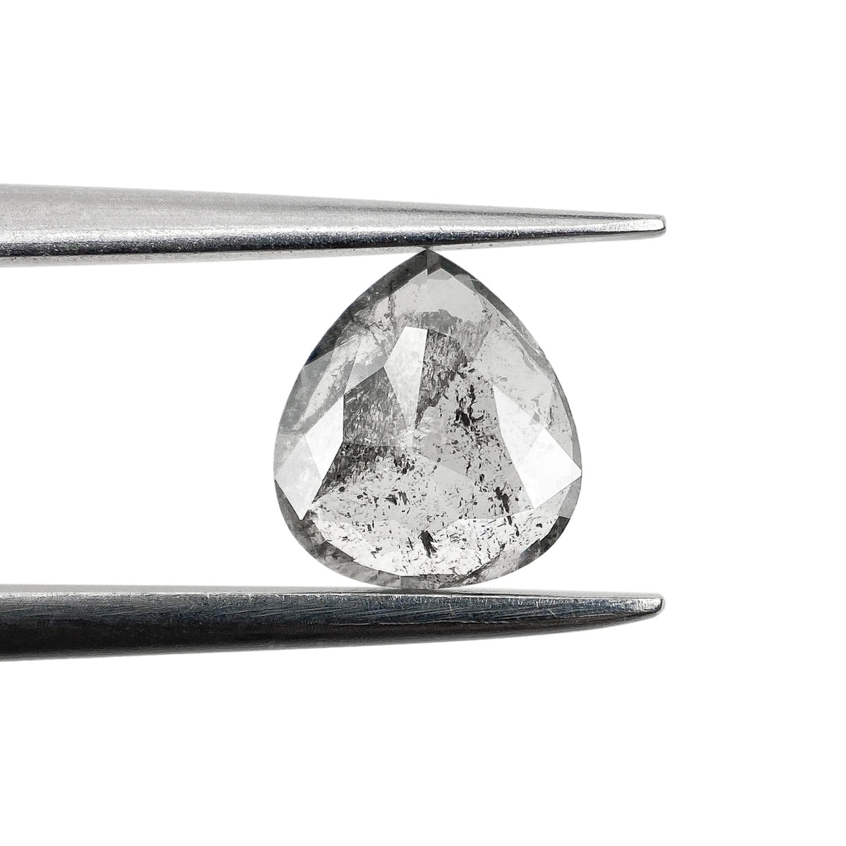 0.78ct | Rustic  Pear Shape Rose Cut Diamond - Modern Rustic Diamond