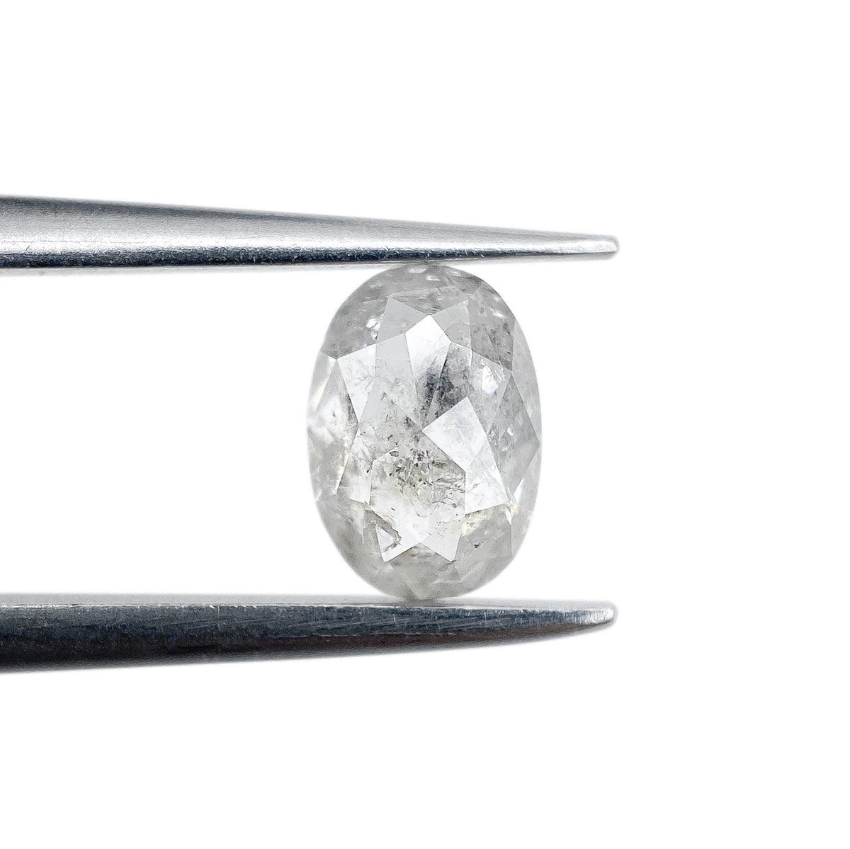 0.79ct | Rustic  Oval Shape Rose Cut Diamond - Modern Rustic Diamond