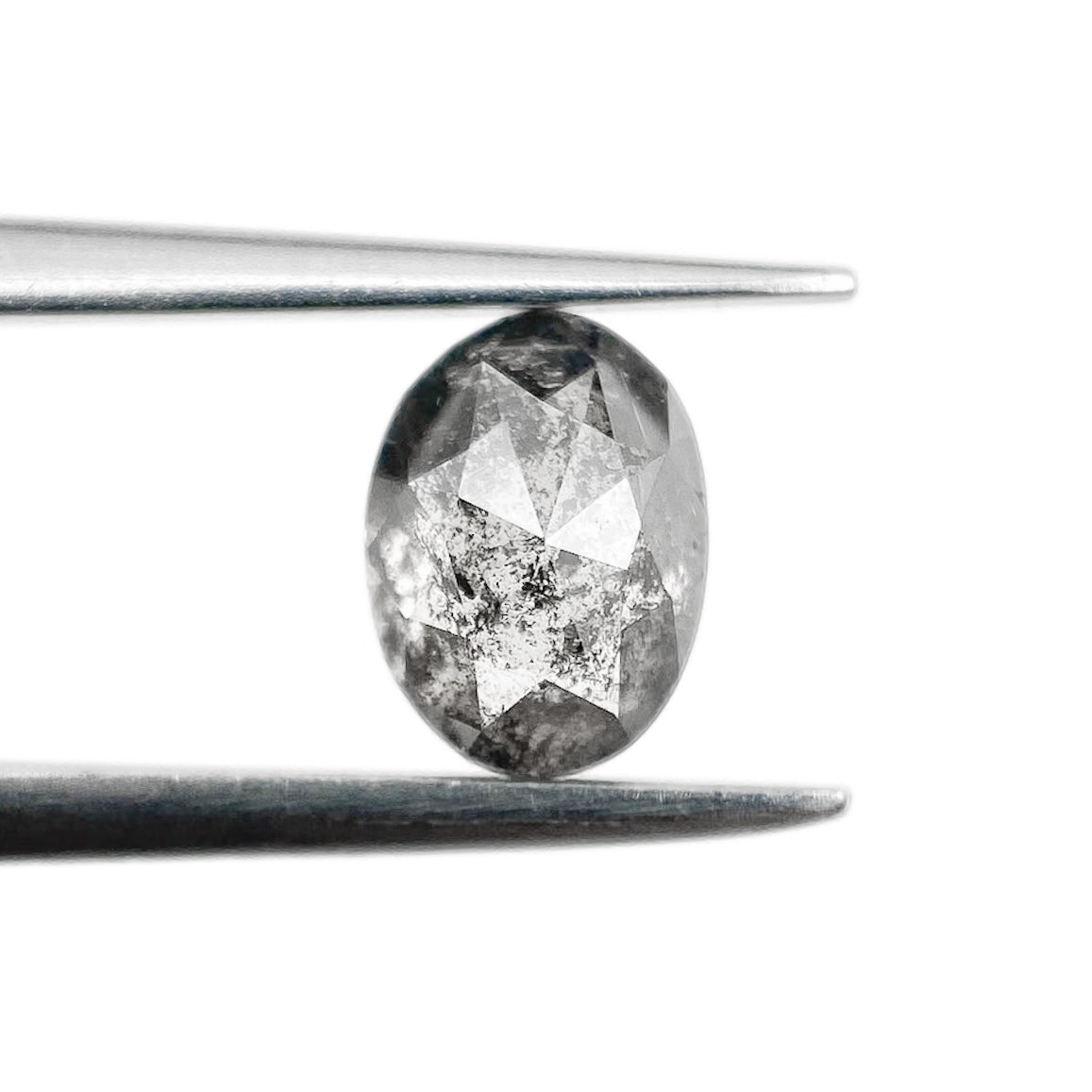 0.79ct | Rustic Oval Shape Rose Cut Diamond - Modern Rustic Diamond