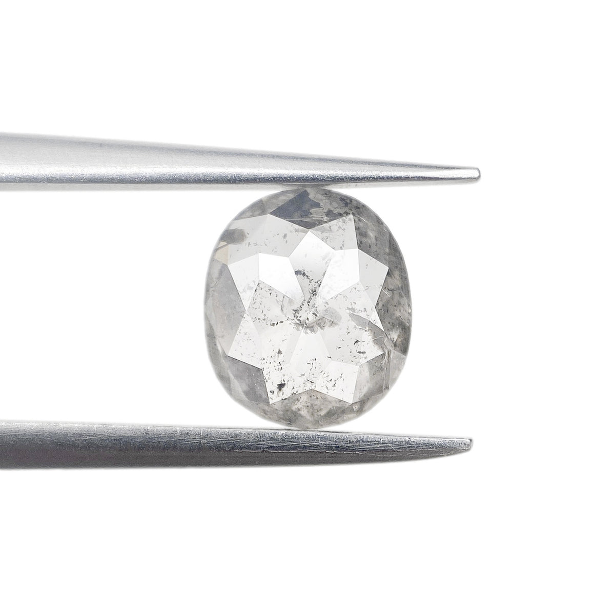 0.80ct | Rustic Cushion Shape Rose Cut Diamond - Modern Rustic Diamond