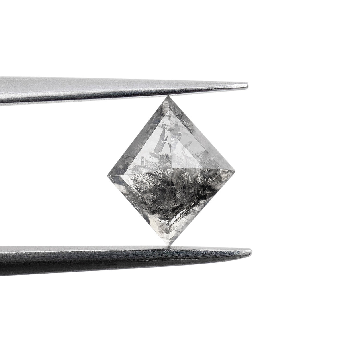 0.80ct | Salt & Pepper Kite Shape Step Cut Diamond - Modern Rustic Diamond