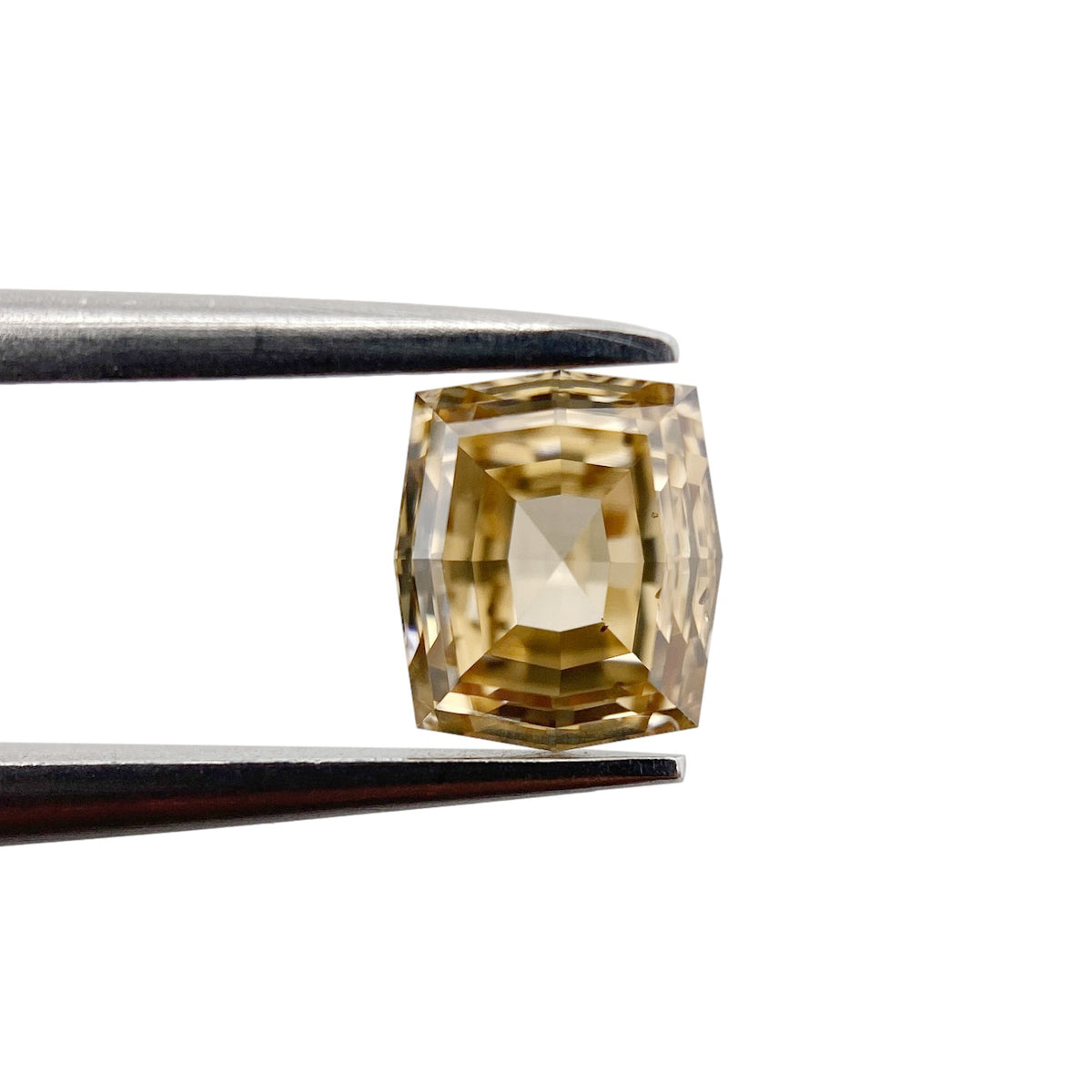 0.81ct | Champagne VS-SI Octagonal Shape Step Cut Diamond - Modern Rustic Diamond