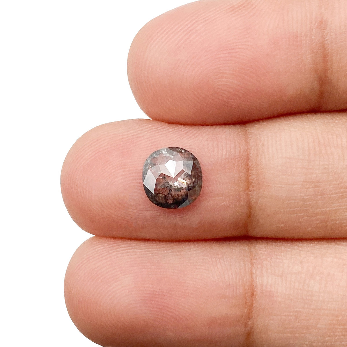 0.81ct | Rustic Cushion Shape Rose Cut Diamond - Modern Rustic Diamond