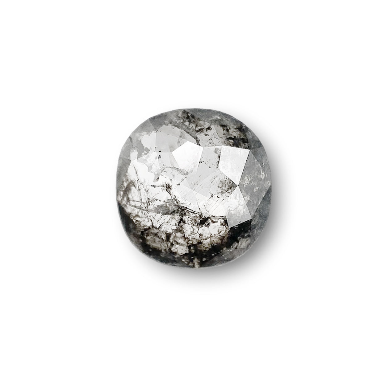 0.81ct | Rustic Cushion Shape Rose Cut Diamond - Modern Rustic Diamond