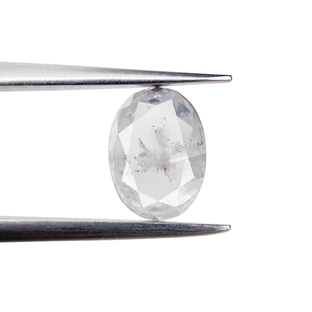 0.81ct | Rustic Oval Shape Rose Cut Diamond - Modern Rustic Diamond
