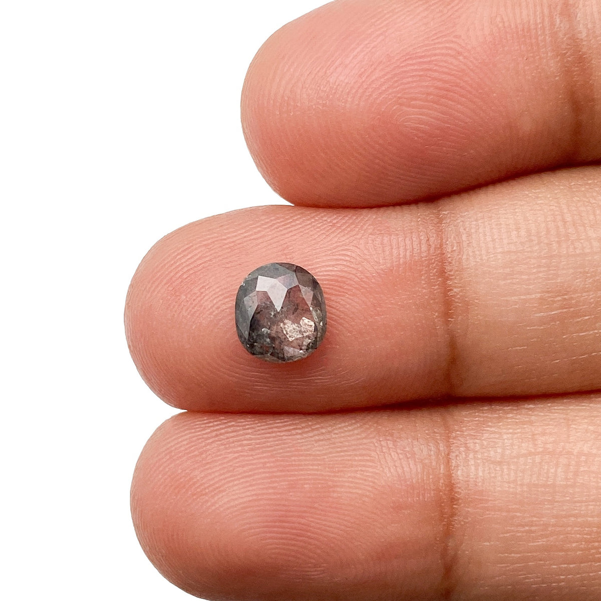 0.82ct | Rustic  Cushion Shape Rose Cut Diamond - Modern Rustic Diamond
