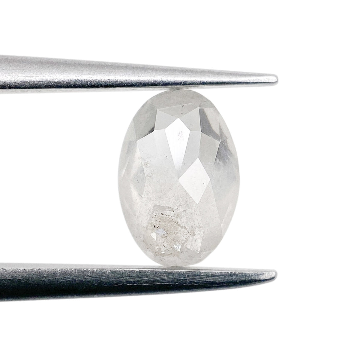0.82ct | Rustic Oval Shape Rose Cut Diamond - Modern Rustic Diamond