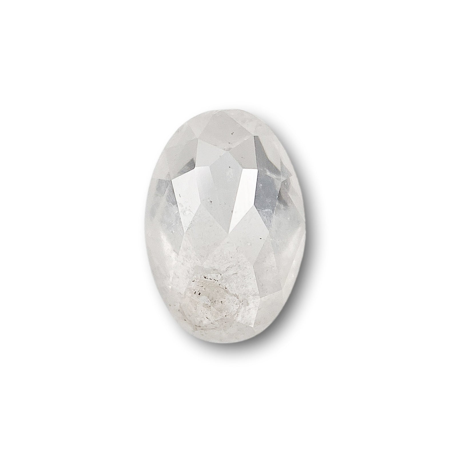 0.82ct | Rustic Oval Shape Rose Cut Diamond - Modern Rustic Diamond