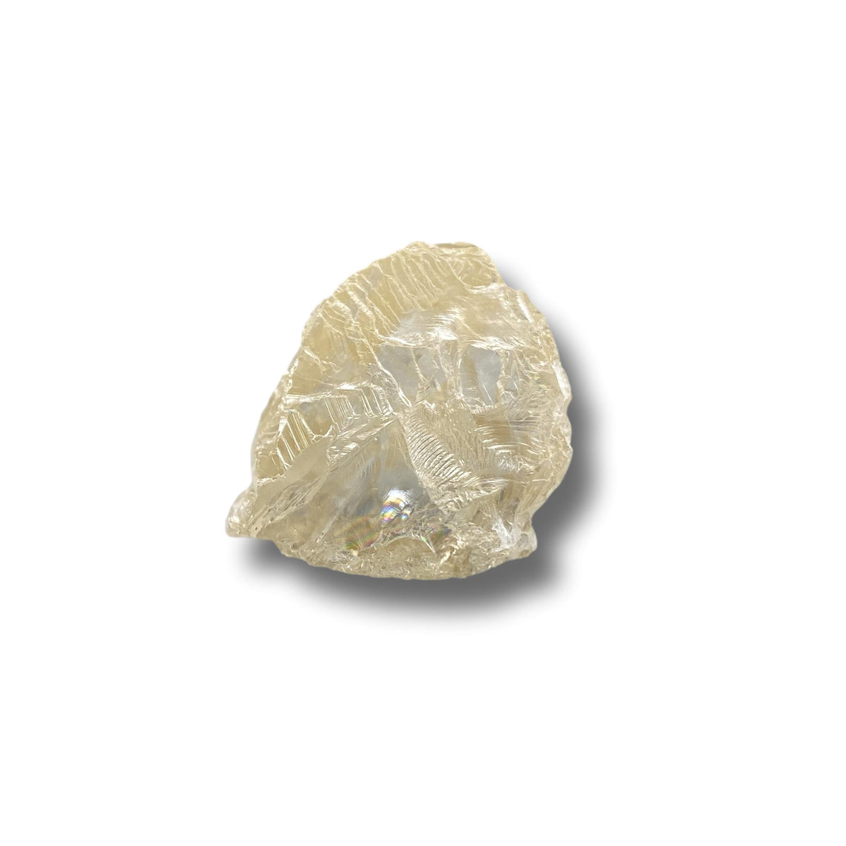 0.83ct | Fancy Light Brownish Yellow VS1 Cushion Shape Old Mine Cut Diamond (GIA) - Modern Rustic Diamond