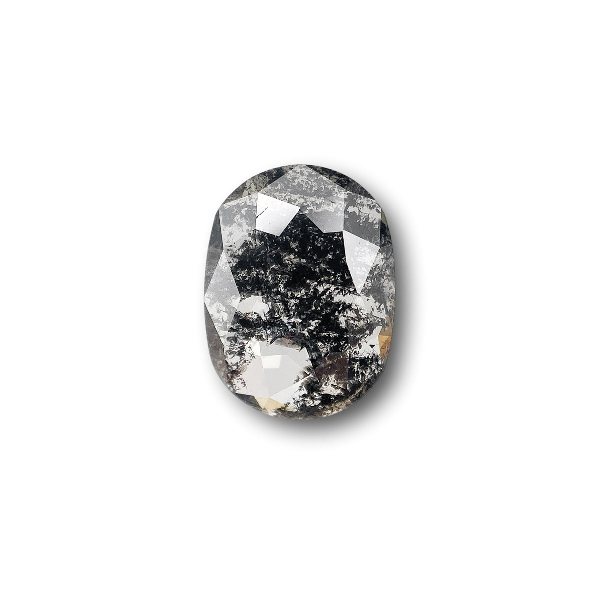 0.85ct | Rustic Oval Shape Rose Cut Diamond - Modern Rustic Diamond