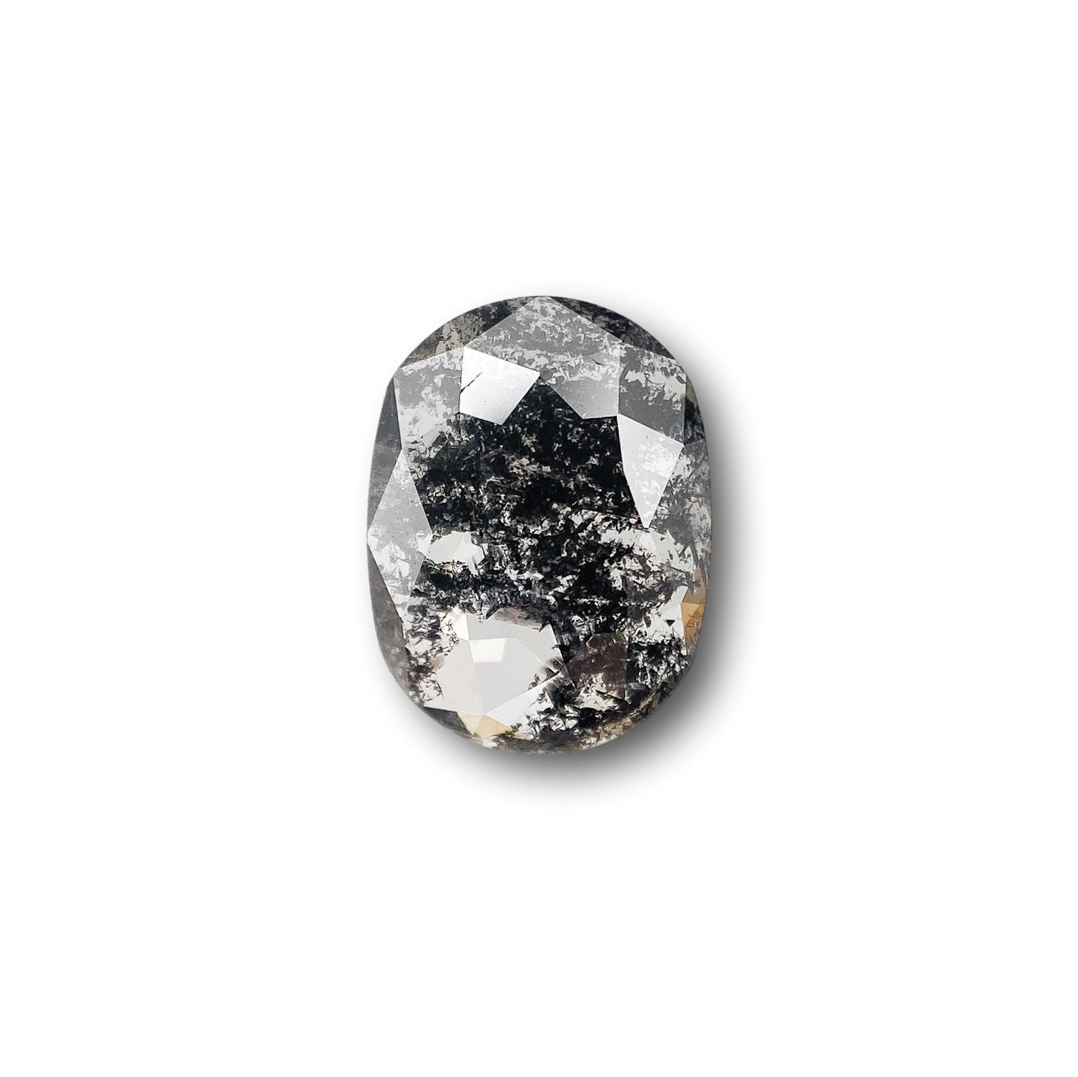 0.85ct | Rustic Oval Shape Rose Cut Diamond - Modern Rustic Diamond