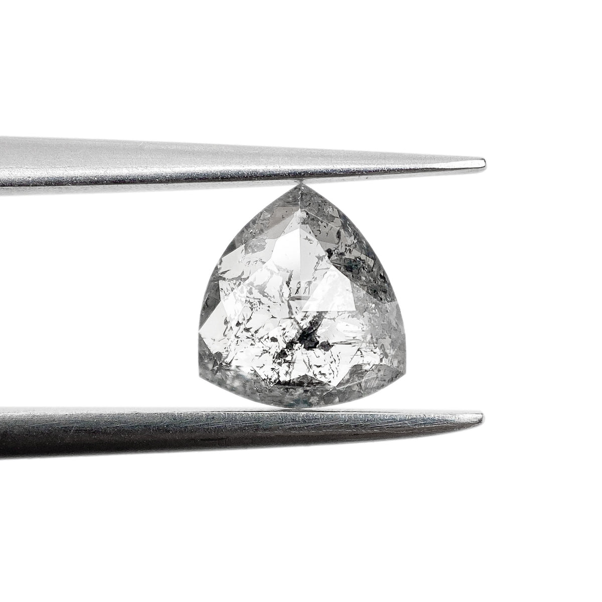 0.85ct | Rustic Triangular Shape Rose Cut Diamond - Modern Rustic Diamond