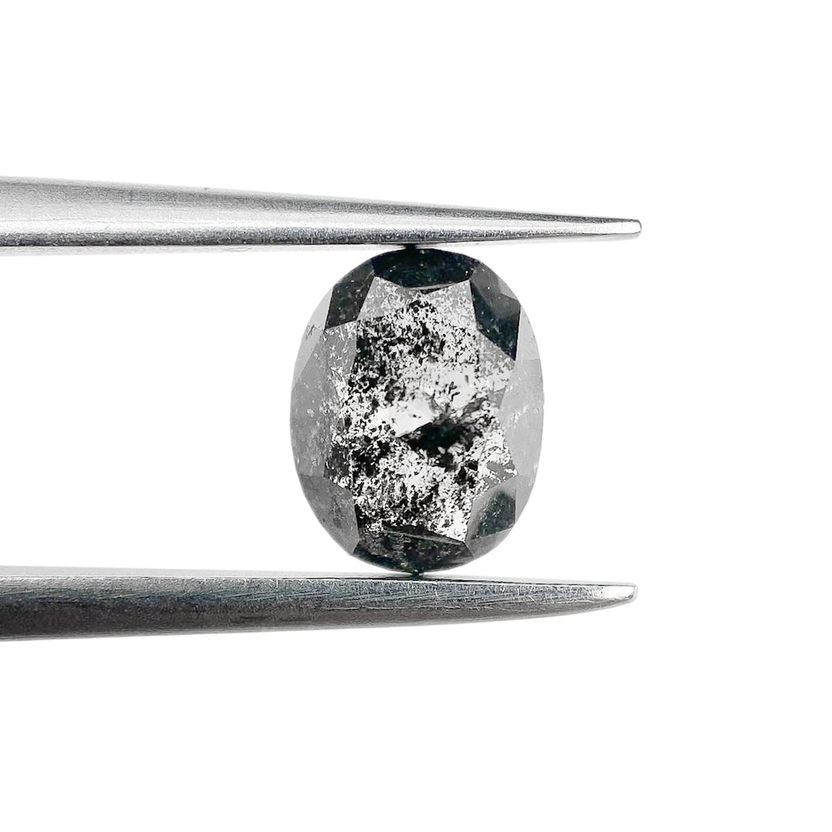 0.86ct | Rustic Oval Shape Rose Cut Diamond - Modern Rustic Diamond