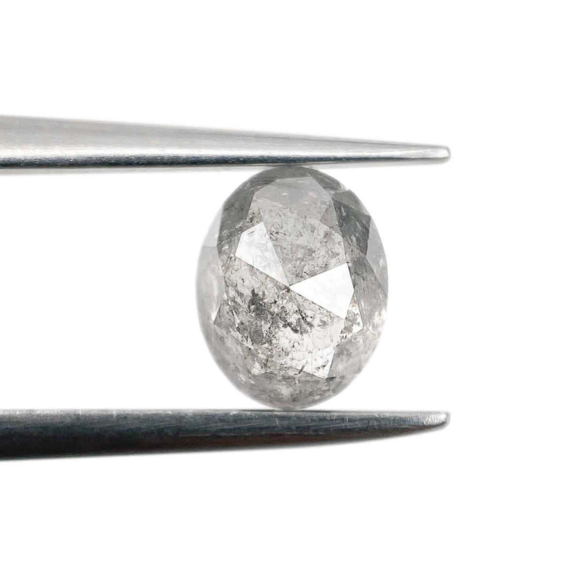 0.86ct | Rustic  Oval Shape Rose Cut Diamond - Modern Rustic Diamond