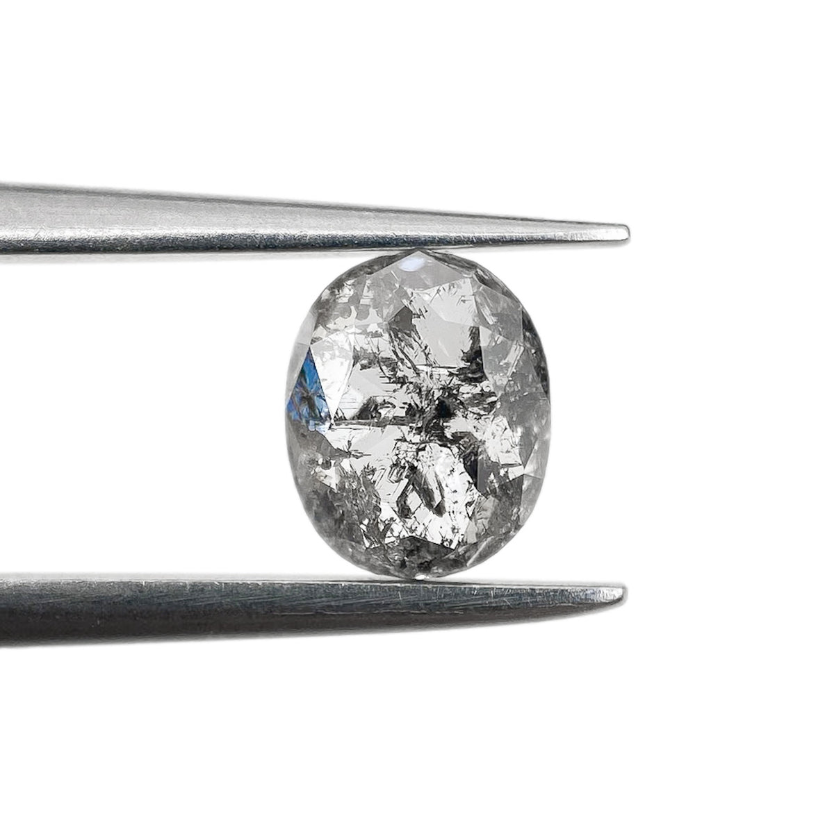 0.86ct | Rustic  Oval Shape Rose Cut Diamond - Modern Rustic Diamond