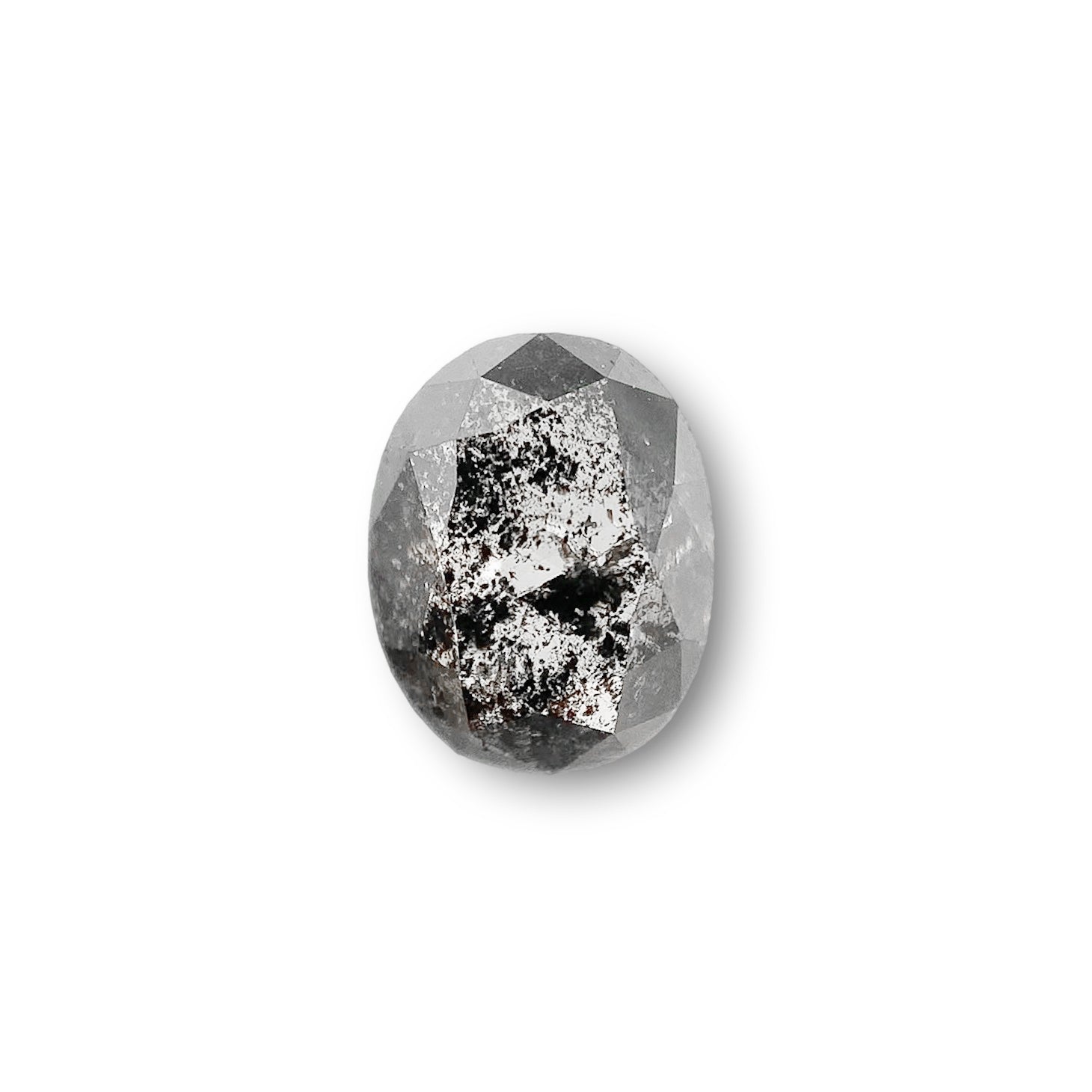 0.86ct | Rustic Oval Shape Rose Cut Diamond - Modern Rustic Diamond