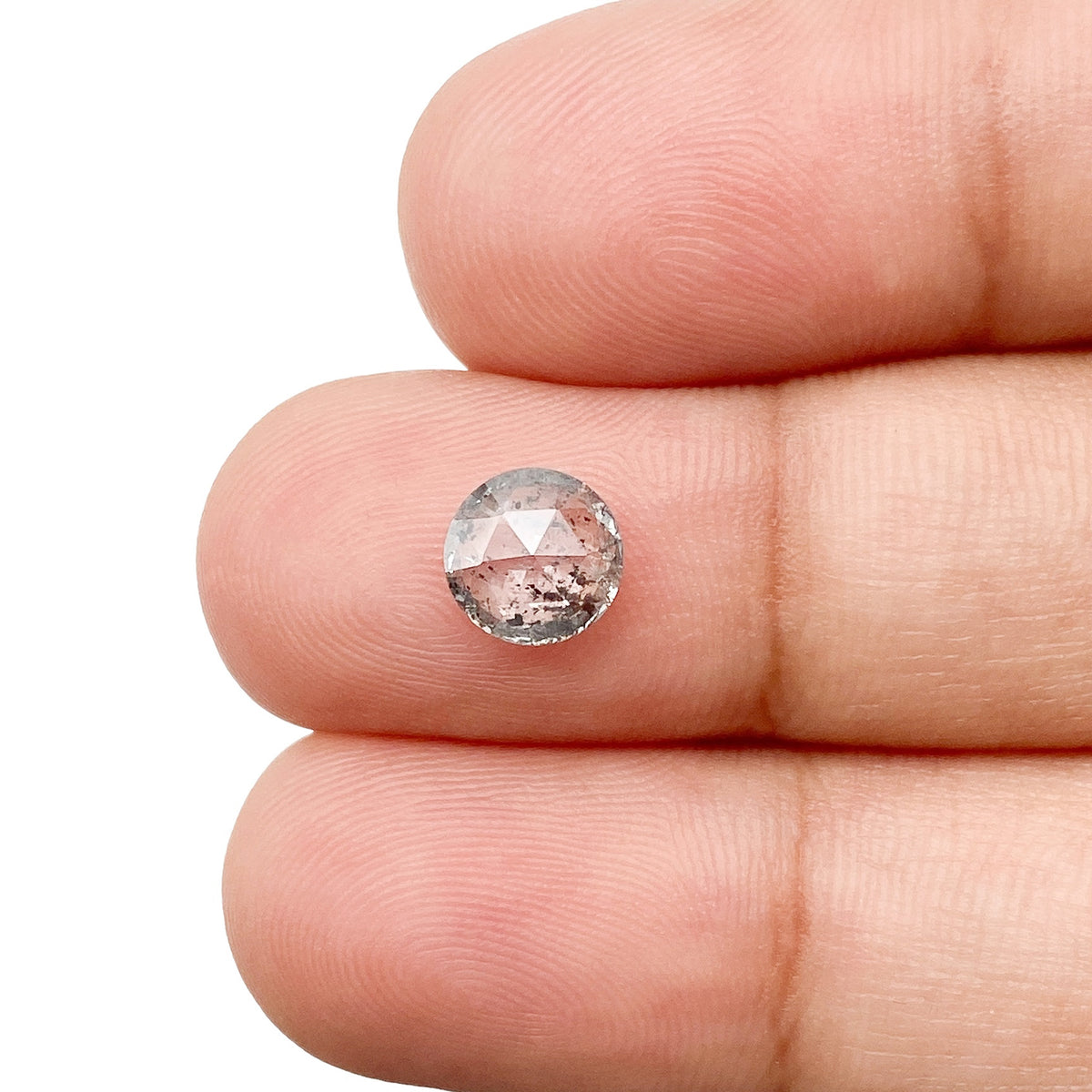 0.86ct | Rustic Round Shape Rose Cut Diamond - Modern Rustic Diamond
