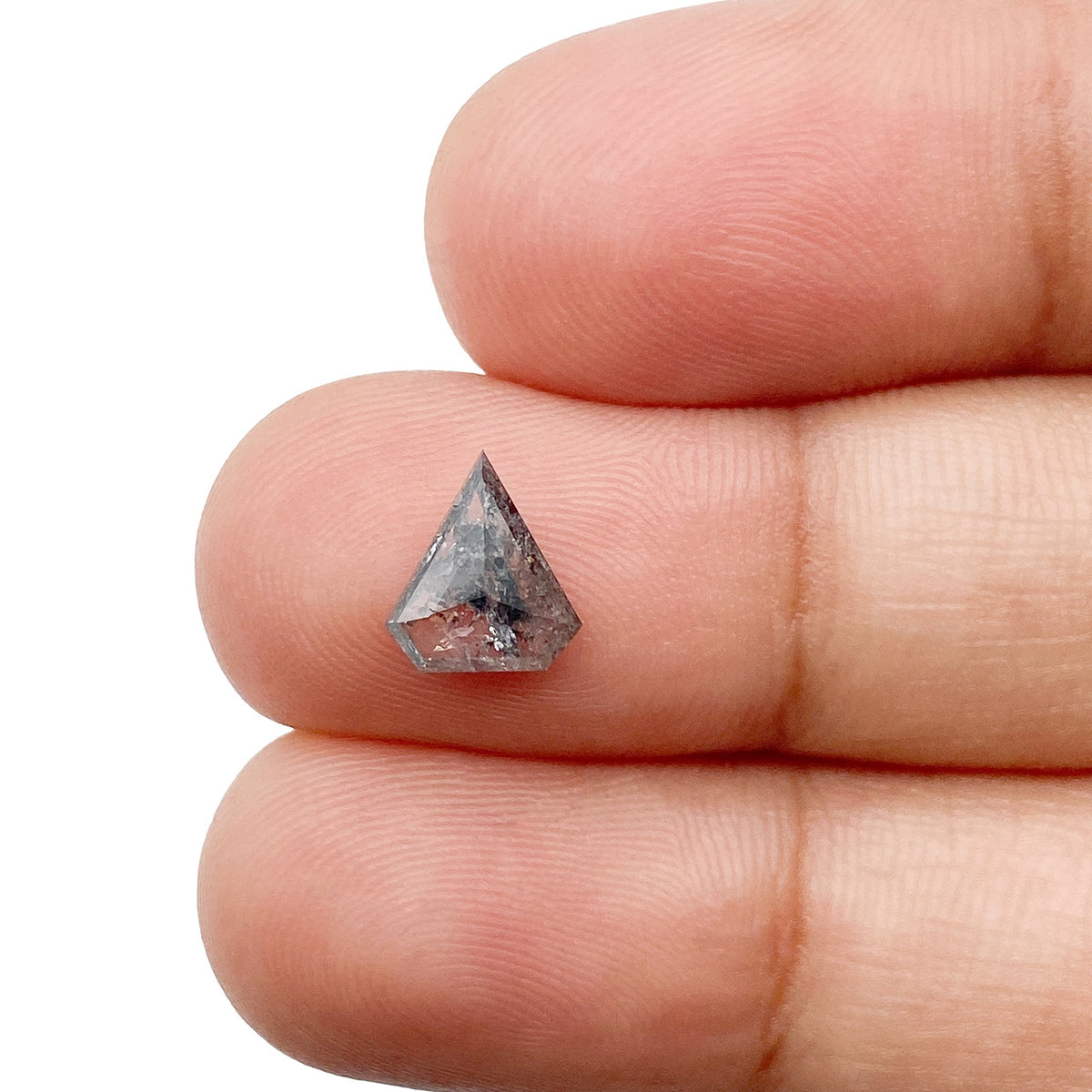 0.86ct | Rustic  Shield Shape Step Cut Diamond - Modern Rustic Diamond