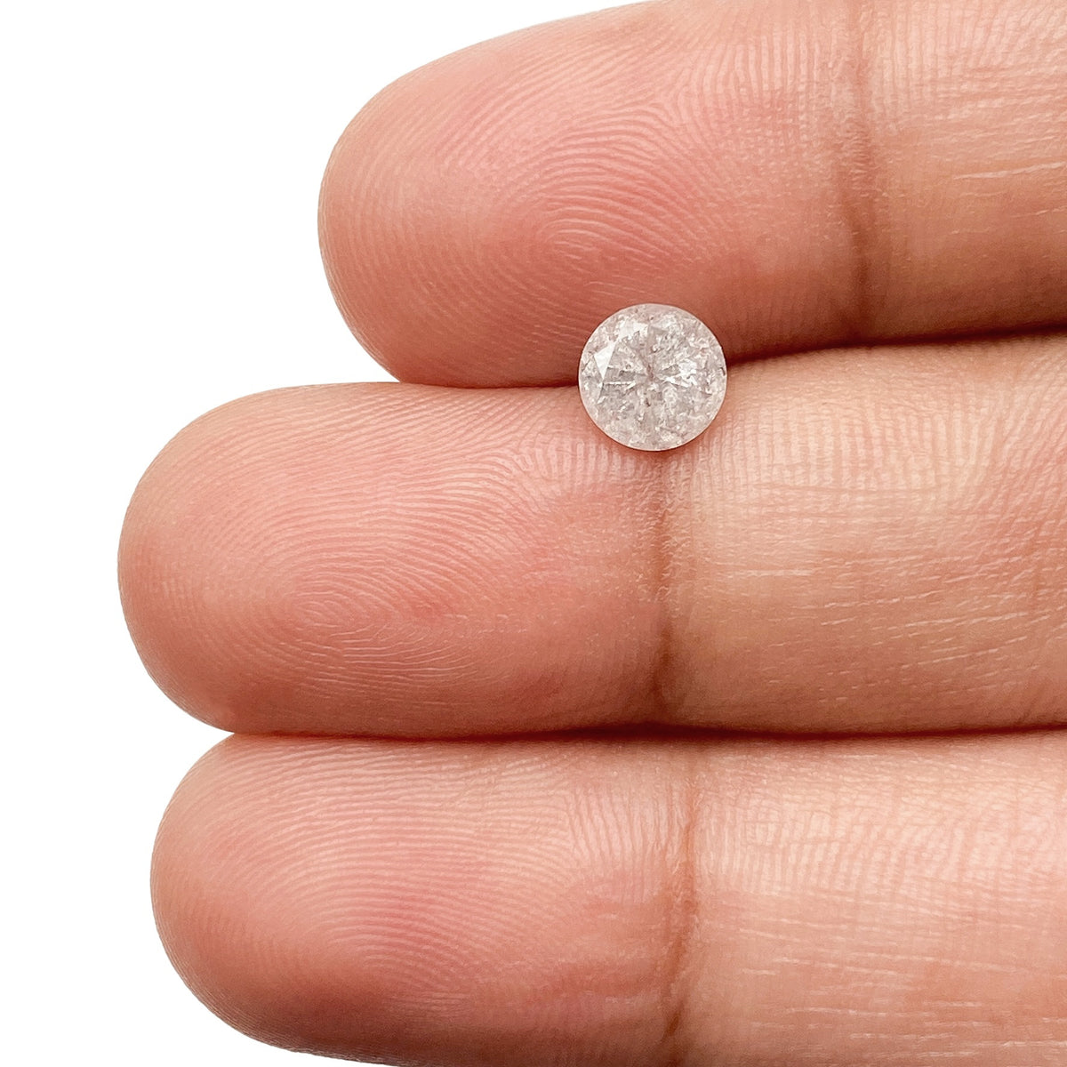 0.87ct | Rustic Round Shape Brilliant Cut Diamond - Modern Rustic Diamond