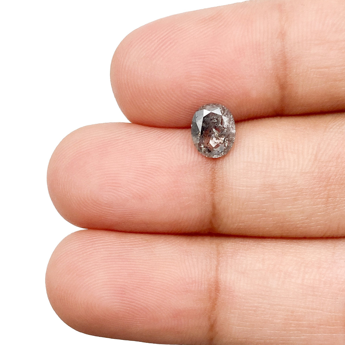 0.88ct | Rustic Oval Shape Brilliant Cut Diamond - Modern Rustic Diamond