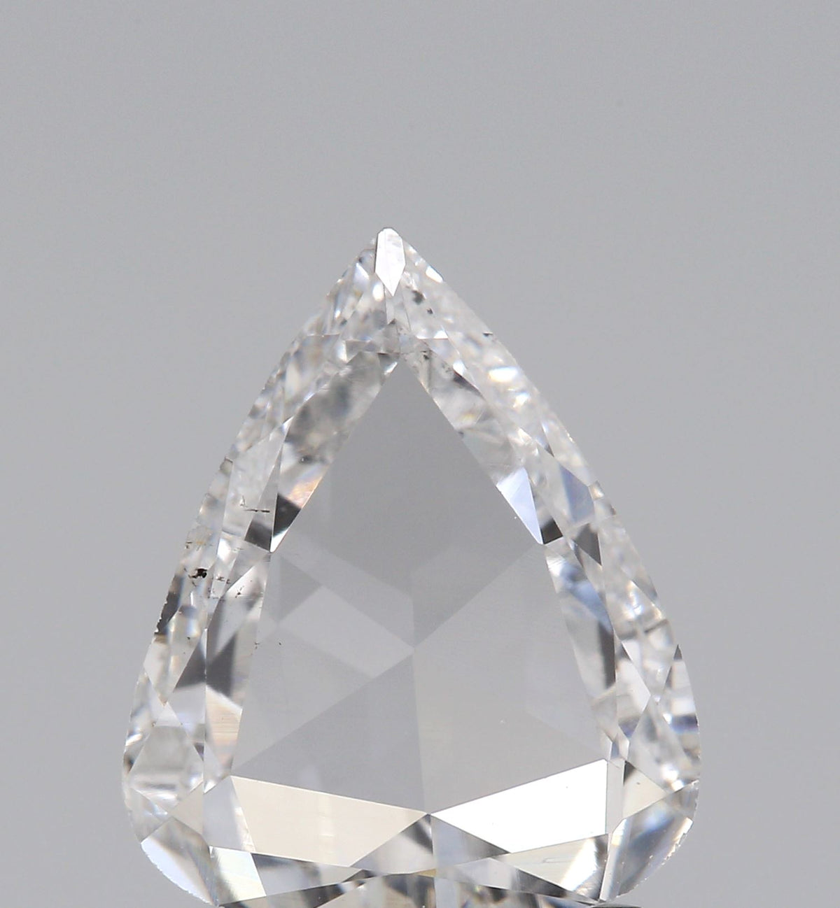0.89ct | E/VS2 Pear Shape Rose Cut Diamond (GIA) - Modern Rustic Diamond