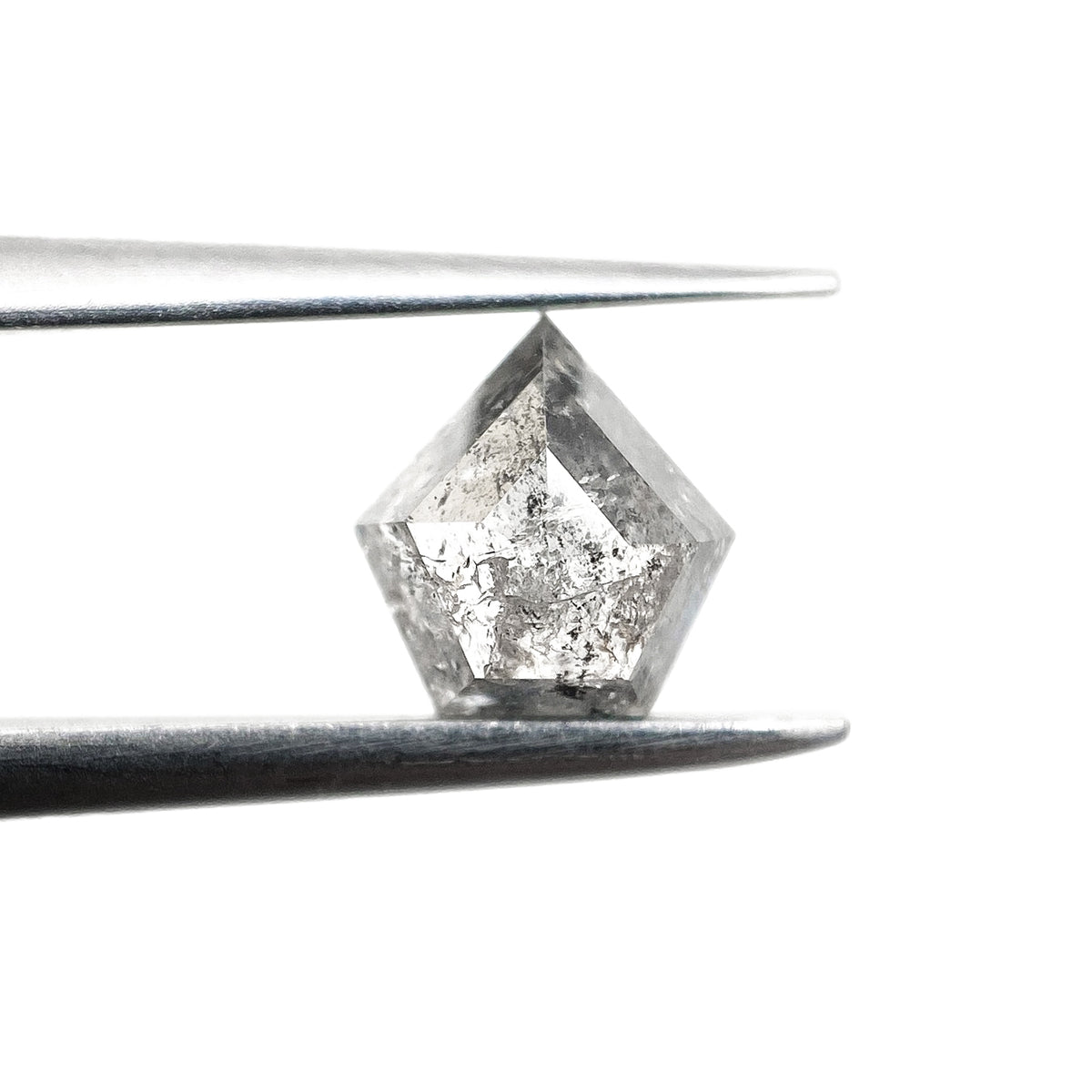 0.89ct | Rustic Shield Shape Step Cut Diamond - Modern Rustic Diamond