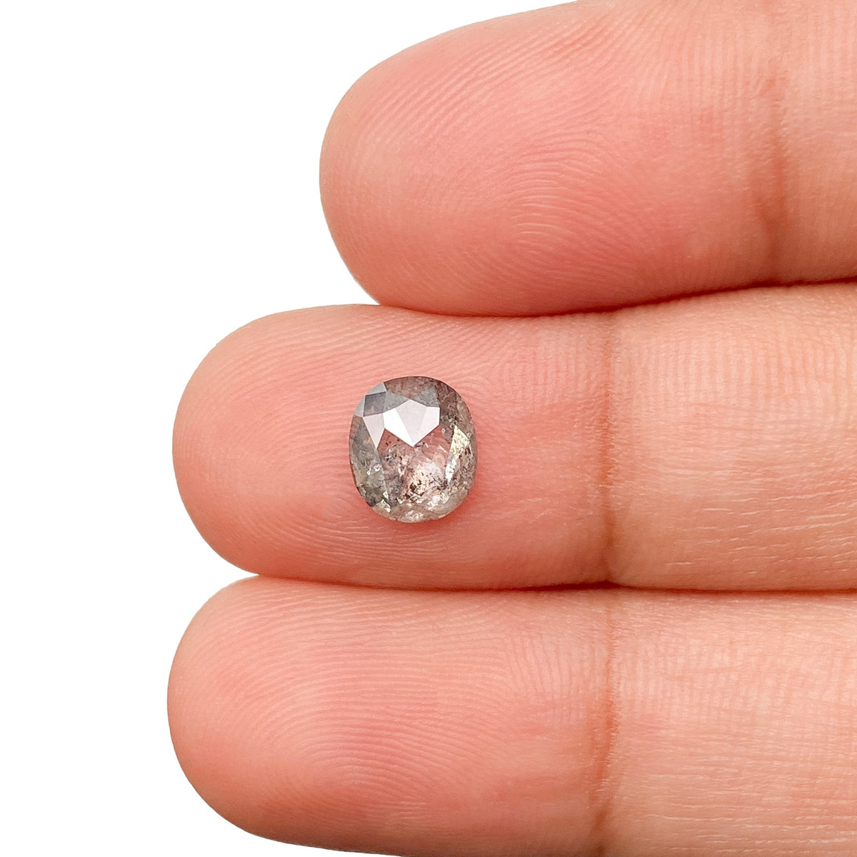 0.90ct | Rustic Cushion Shape Rose Cut Diamond - Modern Rustic Diamond
