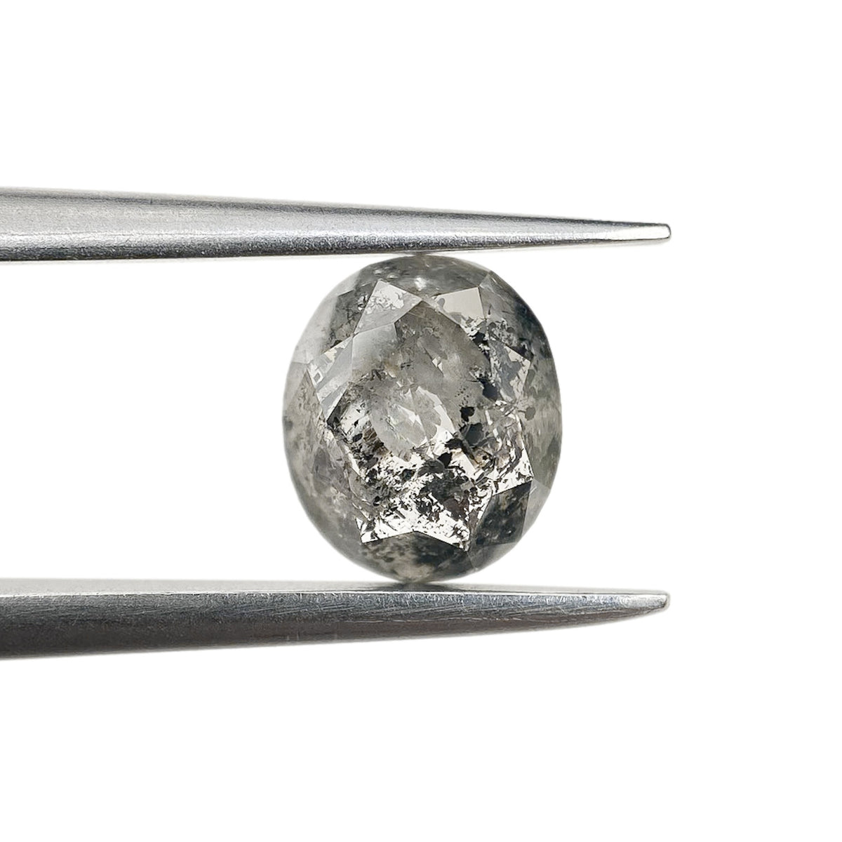 0.90ct | Rustic Oval Shape Rose Cut Diamond - Modern Rustic Diamond