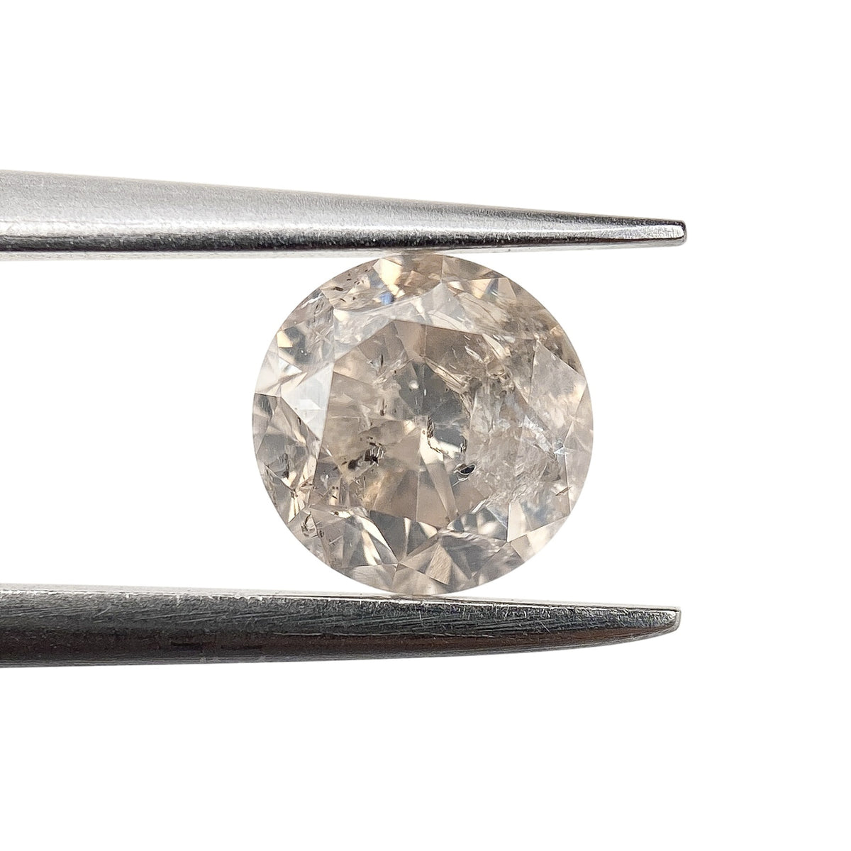 0.90ct | Rustic Round Shape Brilliant Cut Diamond - Modern Rustic Diamond