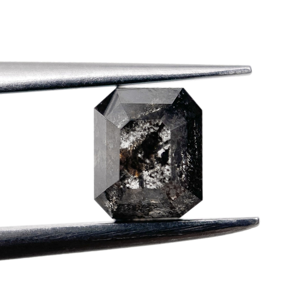 0.91ct | Rustic  Emerald Shape Rose Cut Diamond - Modern Rustic Diamond