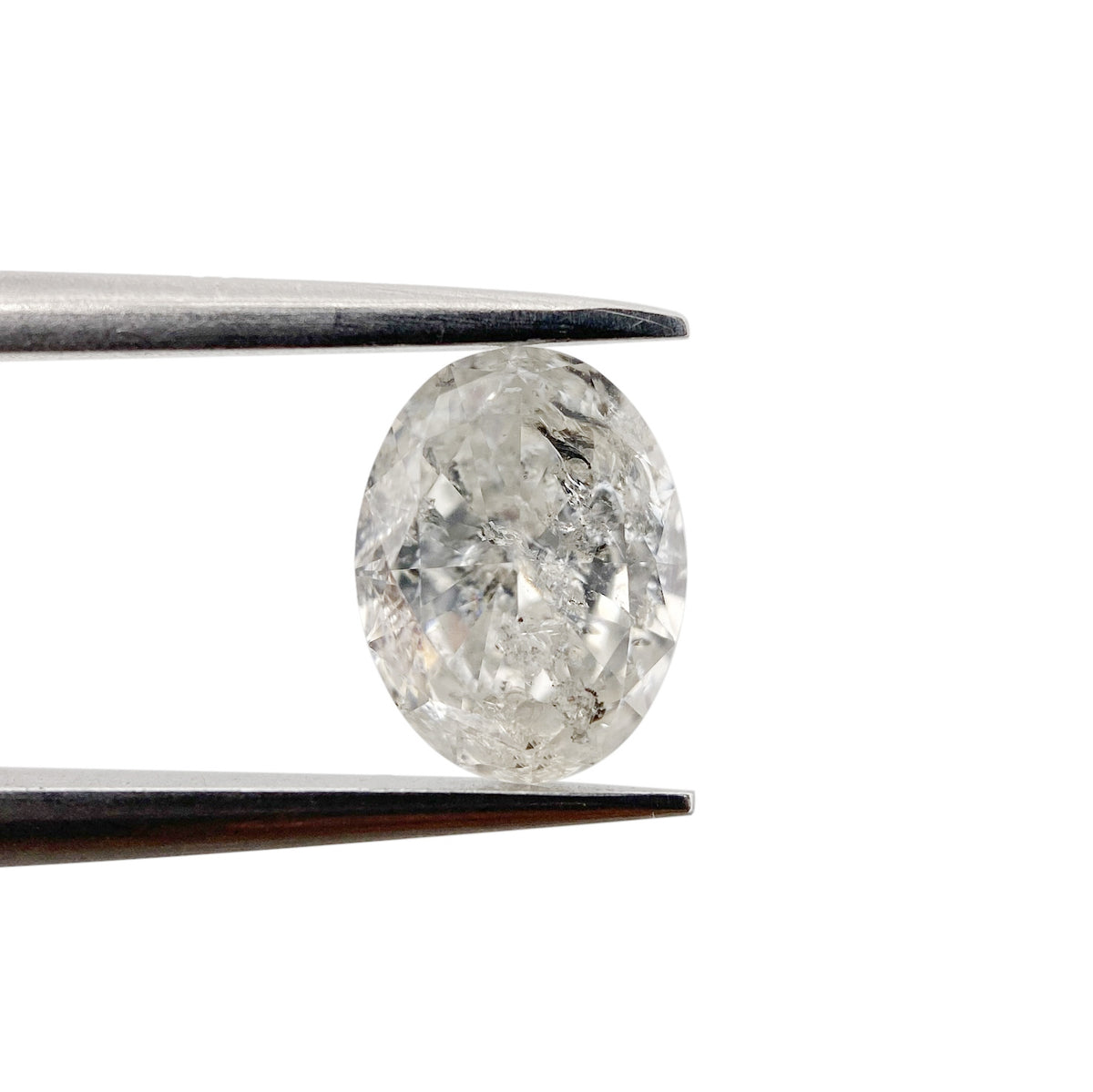 0.91ct | Rustic Oval Shape Brilliant Cut Diamond - Modern Rustic Diamond